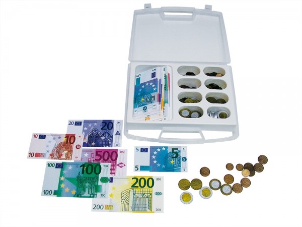 Euro-Sortierkoffer im Klassensatz, 24 Stück