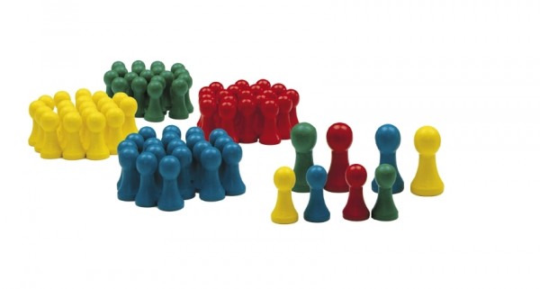 40 Riesen Holzspielkegel