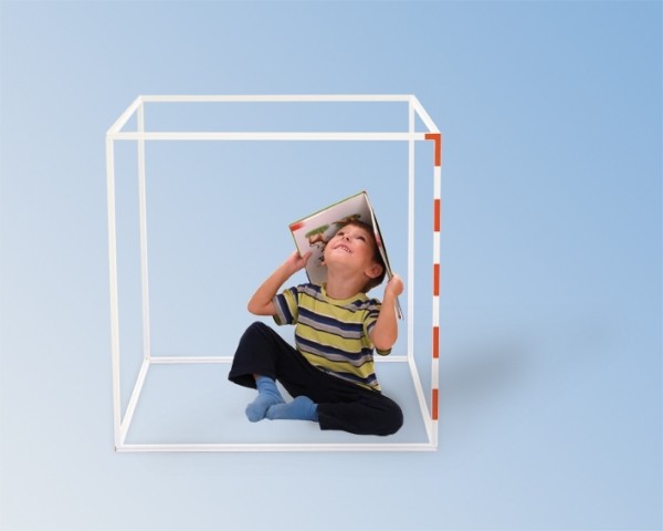 3D-Kubikmeter Aufbaumodell