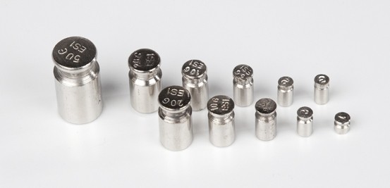Metall-Gewichtesatz