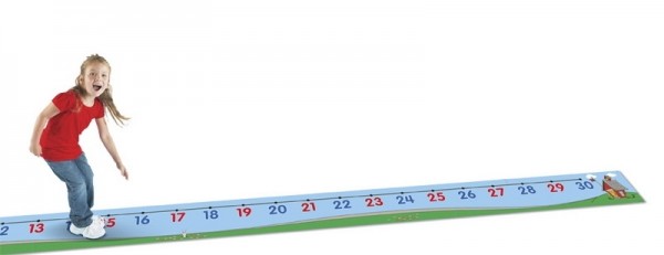 Boden-Zahlenstrahl 0 - 30