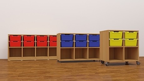 ErgoTray Regal, halbhoch