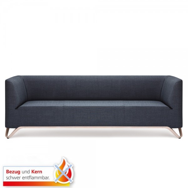 Boxit - 3er Sofa mit Armlehnen