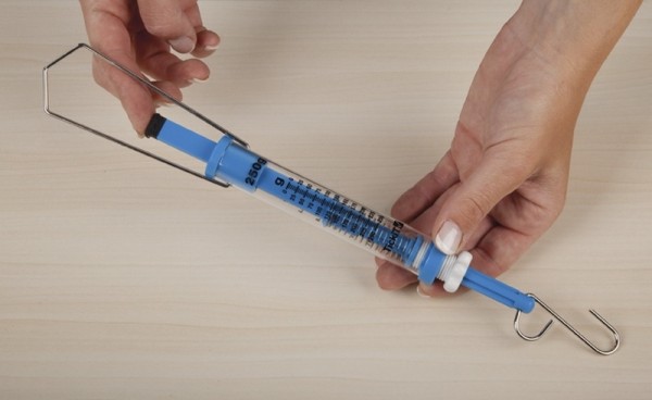 Druck und Zieh Federwaage, 3 kg