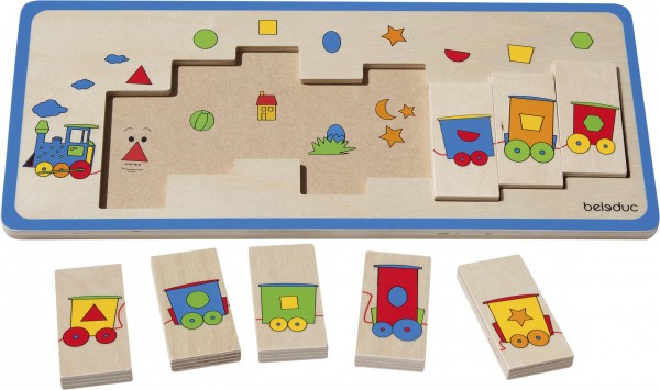 Legepuzzle "Formenzug"