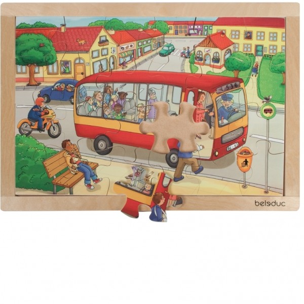 Rahmenpuzzle "Stadt"