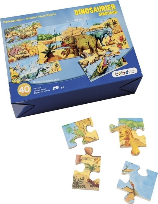 Kinderbodenpuzzle "Dino"
