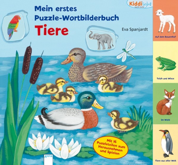Mein erstes Puzzle-Wortbilderbuch "Tiere"