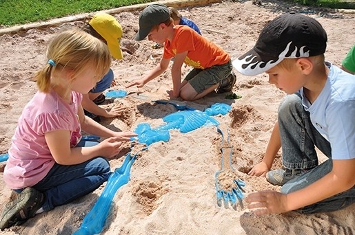 Sandformen Skelett