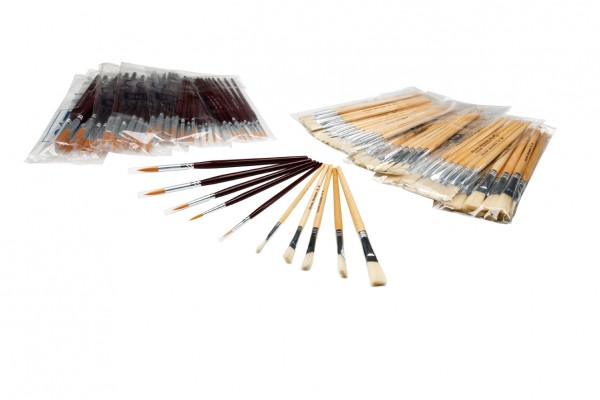 Pinselset in praktischer Kunststoffbox