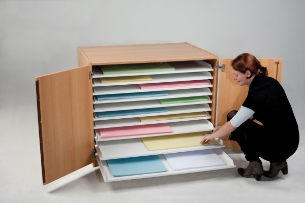 Planschrank, halbhoch