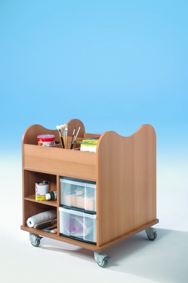 InBox Bastelwagen, halbhoch