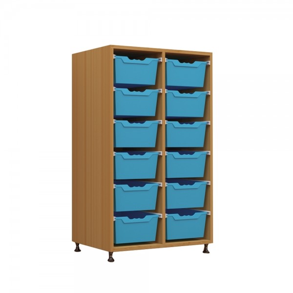 ErgoTray Regal, halbhoch