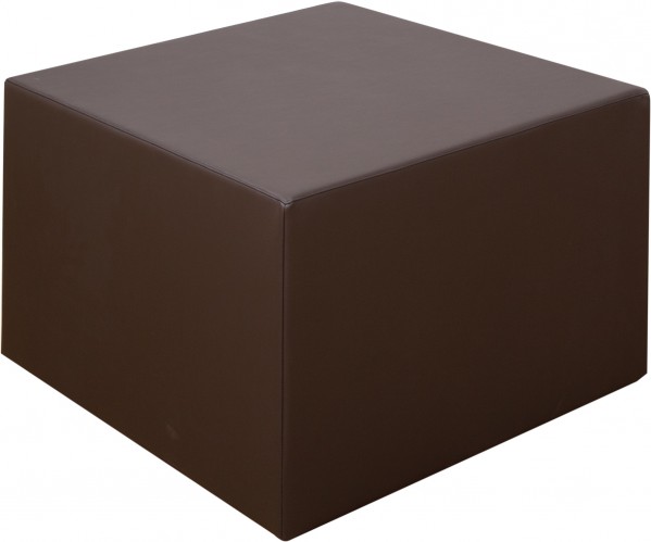 Sofaserie cuBe - Hocker mit Kunstlederbezug