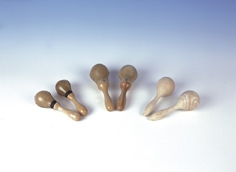 Maracas aus Holz, 14 cm
