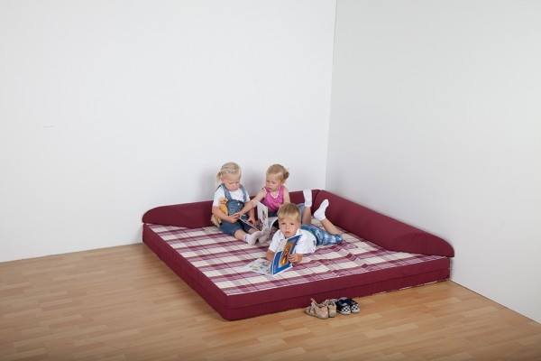 Kuschelecke Klappdreieck mit Kunstlederbezug