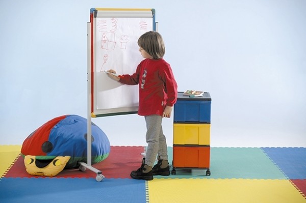 Kinder-Flipchart 60x90 cm stahlemaille