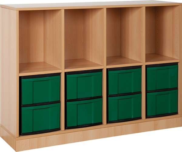 Schulranzenregal, halbhoch