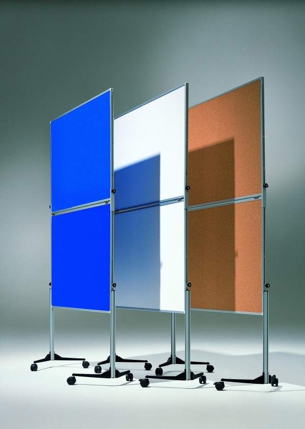 Klappbare Ausstellungswand 120 cm x 150 cm / Stoff