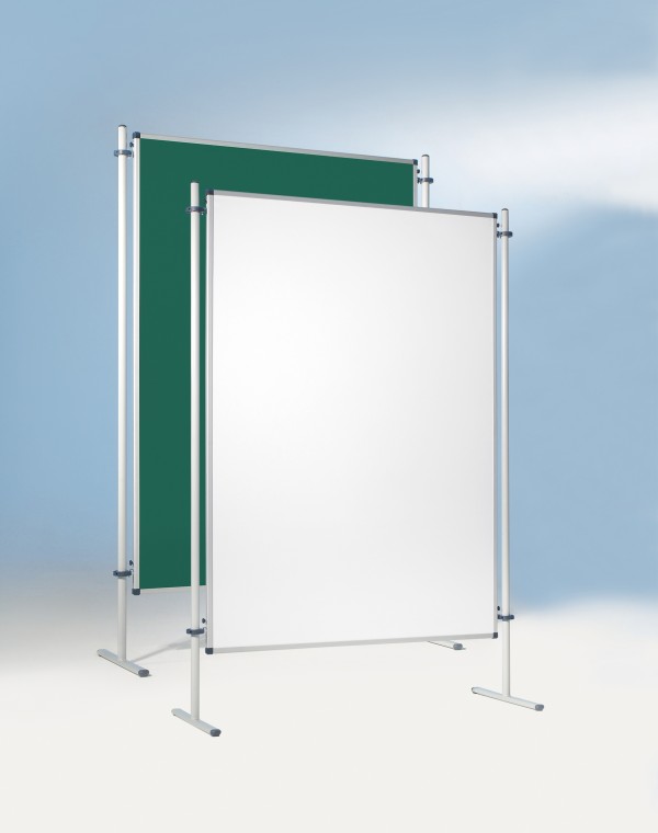Stecktafel mit Stahloberfläche