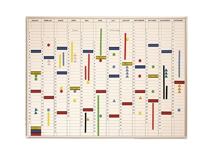 Jahreskalender, 120 x 90 cm