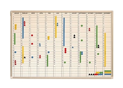 Jahreskalender, 90 x 60 cm