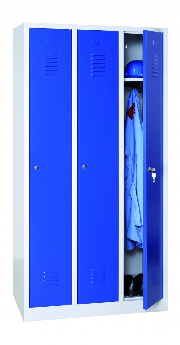 Stahl - Garderobenschrank, hoch