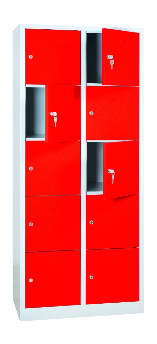 Stahl - Schließfachschrank, hoch