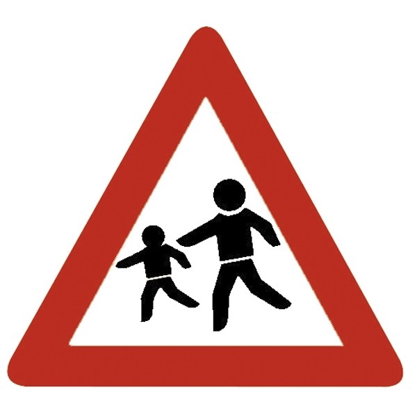 Verkehrsschild: Kinder