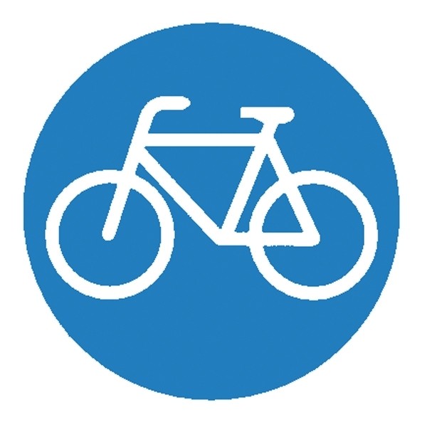 Verkehrsschild: Radfahrer
