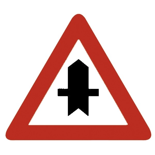 Verkehrsschild: Vorfahrt