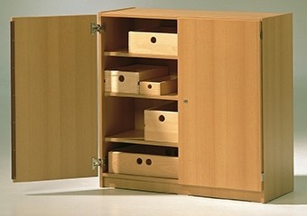 Werkraumschrank , halbhoch