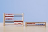 Schülerrechenmaschine System Kühnel 1-20 rot / blau