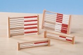 Schülerrechenmaschine System Oehl 1-20 rot / weiß