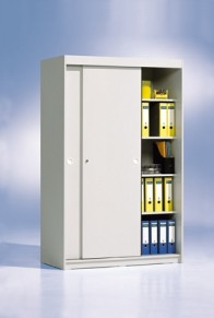 Schrank mit Schiebetüren, hoch