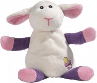 Wärmestofftier Schaf, rosa/lila