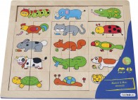 Bilderpuzzle Match & Mix "Animals"