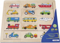 Bilderpuzzle Match & Mix "Transport"