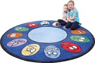 Runder Spielteppich Emotion