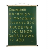 Doppelseitige Schrifttafeln mit vereinfachter Ausgangsschrift / Druckschrift