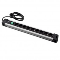9-fach Steckdosenleiste 230V mit Ein/Aus-Schalter