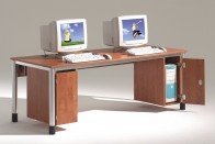 Computer-Holzunterbau für EDV-Tische