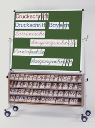 ABC Buchstabensatz Druckschrift