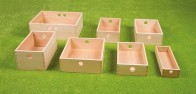 Holz-Schubkasten aus Buchenholz