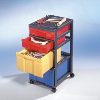 Instrumentengrundausstattung im InBox-Rollcontainer