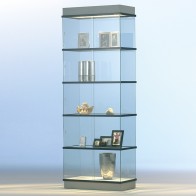 Rechteckige Vitrine