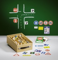 Tafel-Verkehrszeichen-Satz in Folientasche