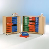 Rolloschrank, halbhoch