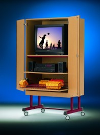TV-Schrank, fahrbar