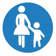 Verkehrsschild: Fußgänger